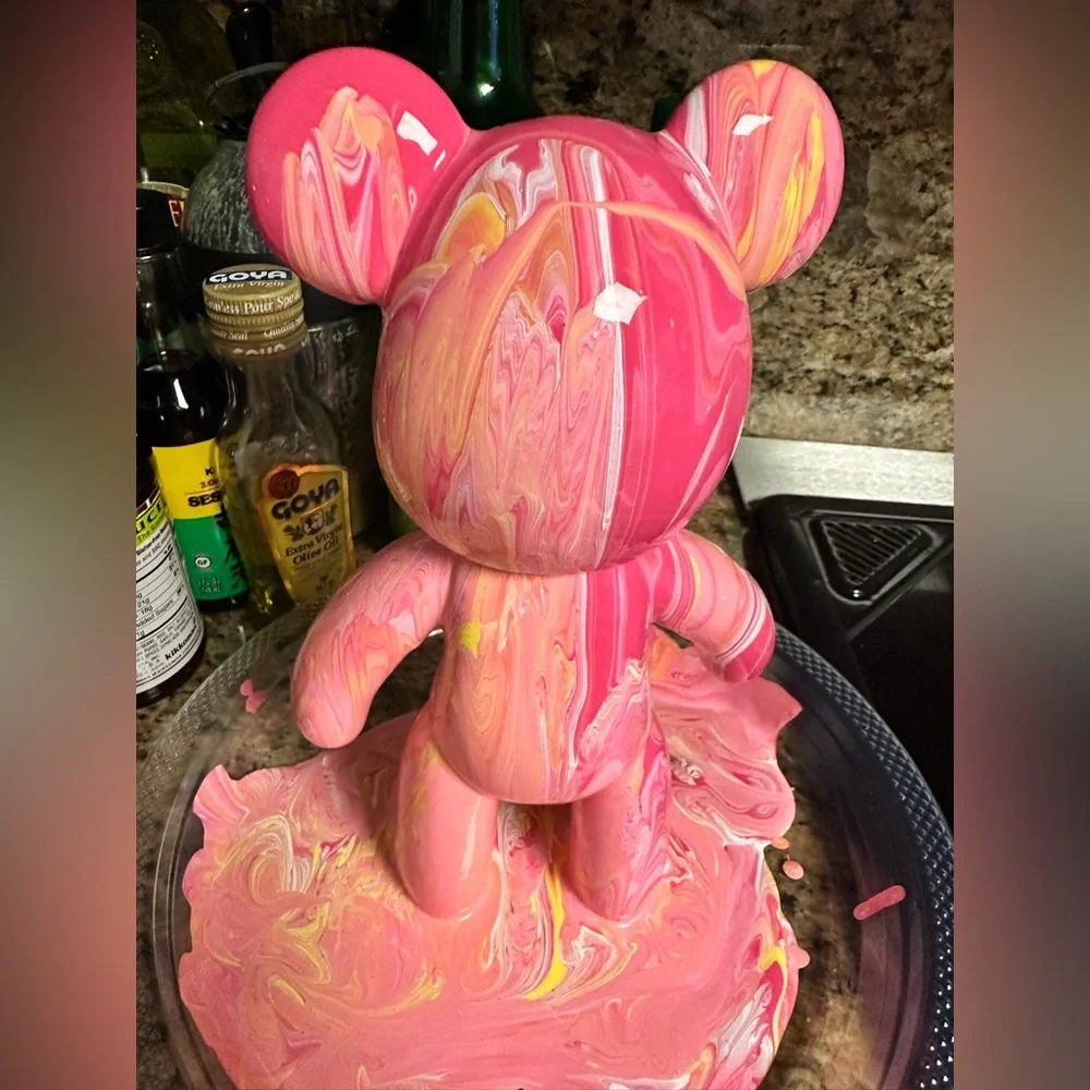 Colorful Bear Art Sculpture. CAN BE CUSTOMIZED